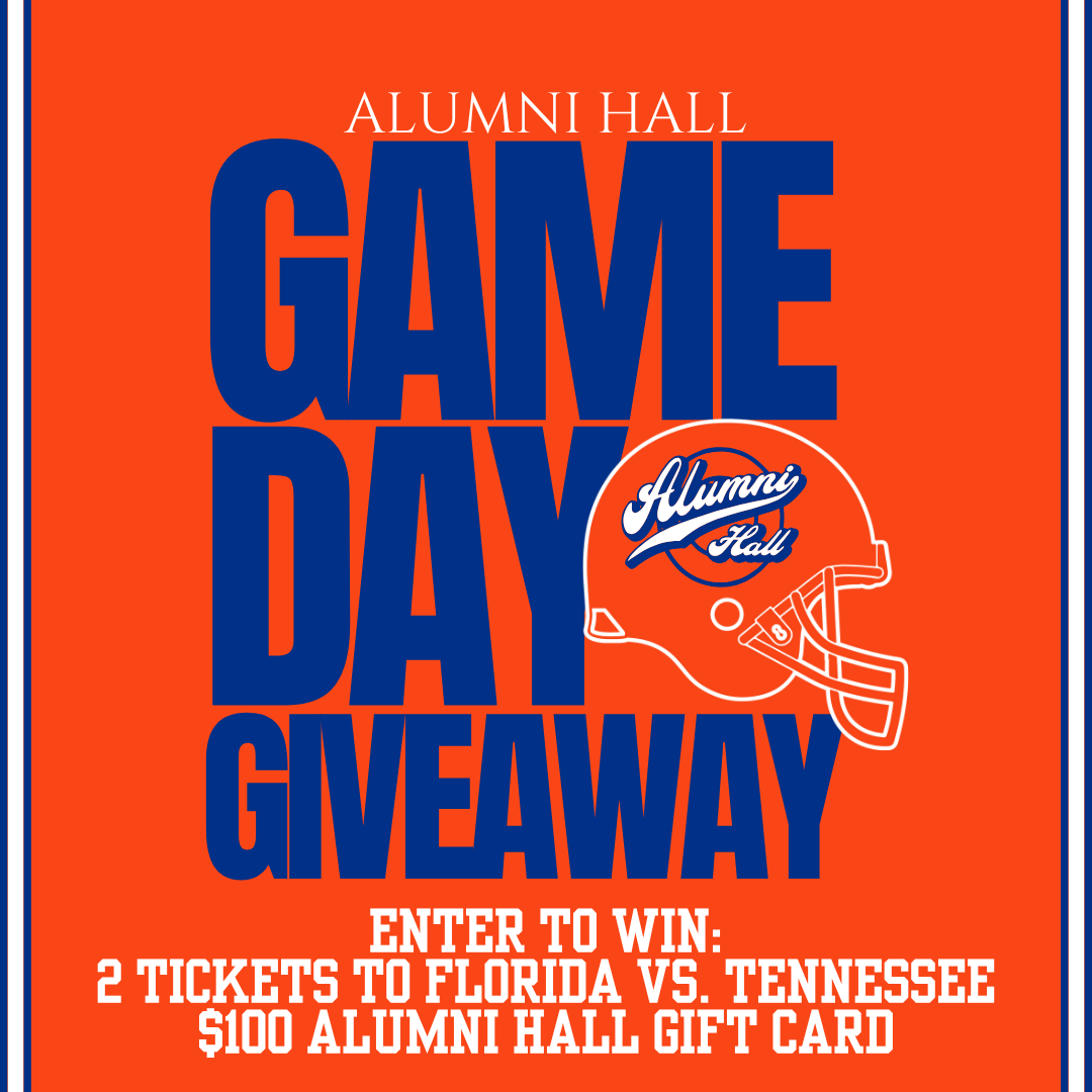 AlumniHallUF's tweet photo. GAME DAY GIVEAWAY 🏈🐊 Want to win 2 tickets to Florida vs. Tennessee on 11/22 AND a $100 Alumni Hall gift card?! Enter now:
https://t.co/fyLvxzkjs1 https://t.co/CUm5GJodkh