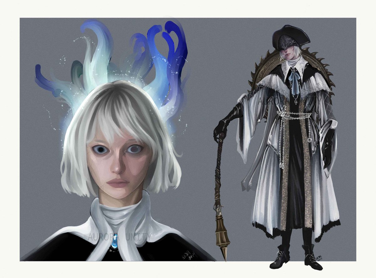 Aurora โ๏ธ (@auroraunity_) on Twitter photo Another of my Bloodborne ocs
Her name is Flor, a member of the Choir
Her origin ingame is the Cruel Fate, mains weapons are the Moonlight Greatsword and the Whirligig saw, alongside hunter's tools like the blacksky eye and a call beyond.
#bloodborne #oc Another of my Bloodborne ocs
Her name is Flor, a member of the Choir
Her origin ingame is the Cruel Fate, mains weapons are the Moonlight Greatsword and the Whirligig saw, alongside hunter's tools like the blacksky eye and a call beyond.
#bloodborne #oc