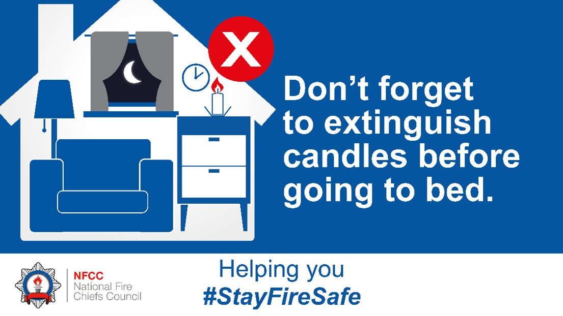 @DGfire.safety (@dgfire_safety) on Twitter photo When using candles don’t forget how many you have lit. Never leave lit candles unattended. Make sure they are all completely out at night or when you go out.
Consider using battery operated candles as a safe alternative.
-> rb.gy/6yshz
#CandleFireSafetyWeek When using candles don’t forget how many you have lit. Never leave lit candles unattended. Make sure they are all completely out at night or when you go out.
Consider using battery operated candles as a safe alternative.
-> rb.gy/6yshz
#CandleFireSafetyWeek