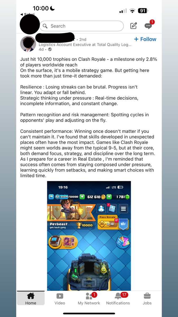 wildlingslayer's tweet image. Brutal LinkedIn post imo, but is this a  #shrink or #expand ??