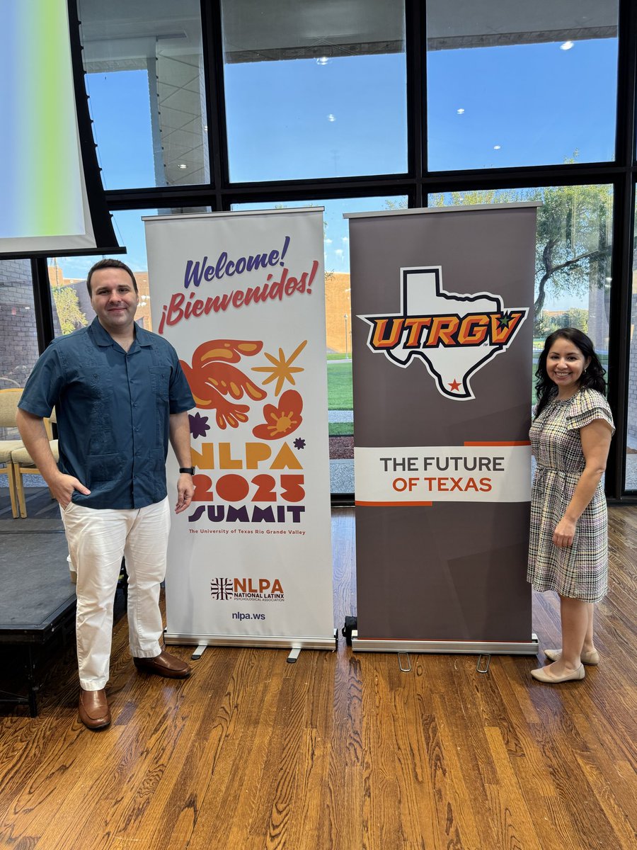 First day of NLPA Summit at the U.S. Mexico border hosted by UTRGV. Grateful to have Michelle Silva as co-chair in organizing this event. 🎉🎊