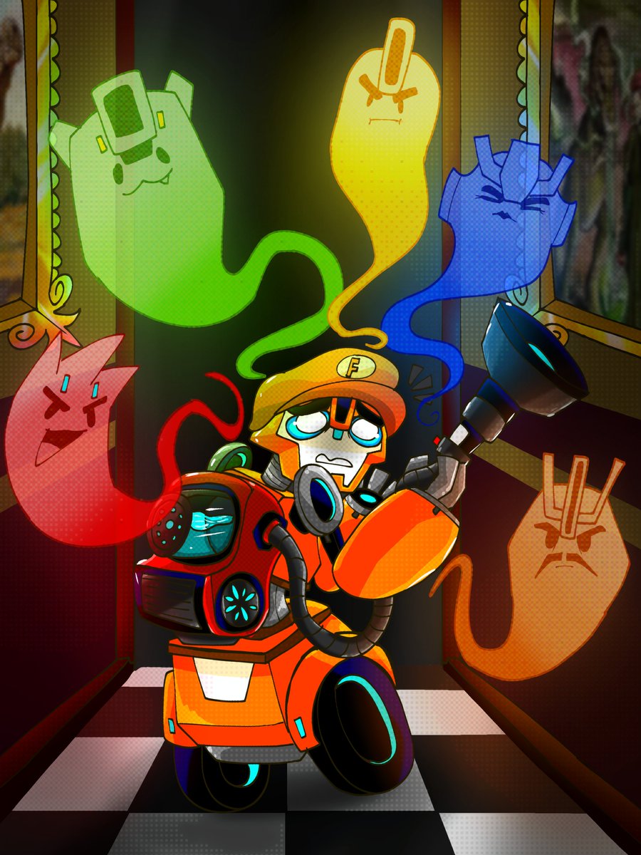 ratitafregona's tweet image. Boooo👻👻👻👻👻
#transformers #transformersrid2015 #transformersrobotsindisguise2015 #halloween #fixit #Bumblebee #Grimlock #strongarm #sideswipe #drift