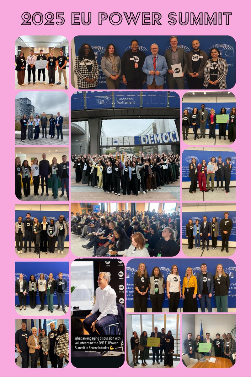 HeloiseLvlls's tweet image. 100+ Youth Ambassadors from Europe &amp;amp; Africa came to Brussels for @ONECampaign's #PowerSummit25, 3 days of energy and impact. They met with 28 policymakers as MFF negotiations heat up! 💪