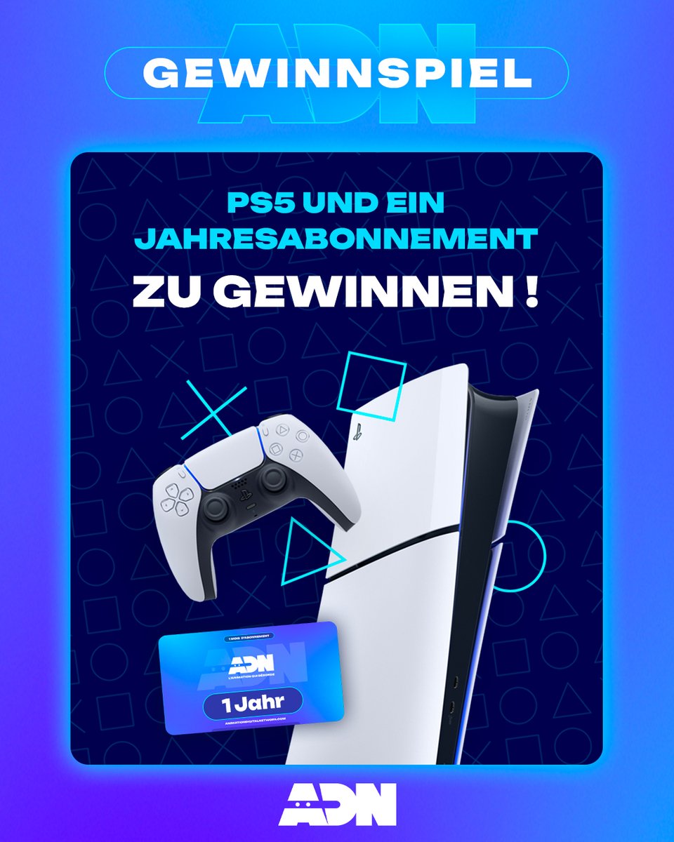 Bock auf eine PS5 + 1 Jahr ADN? Hier deine Chance!
Markiere jemanden, mit dem du endlich im Couch-Koop zocken und Anime schauen willst! Was werdet ihr als erstes bei uns angucken?
(Ihr könnt euch auch selbst markieren, wenn ihr niemanden habt - teilen aber nicht vergessen!)