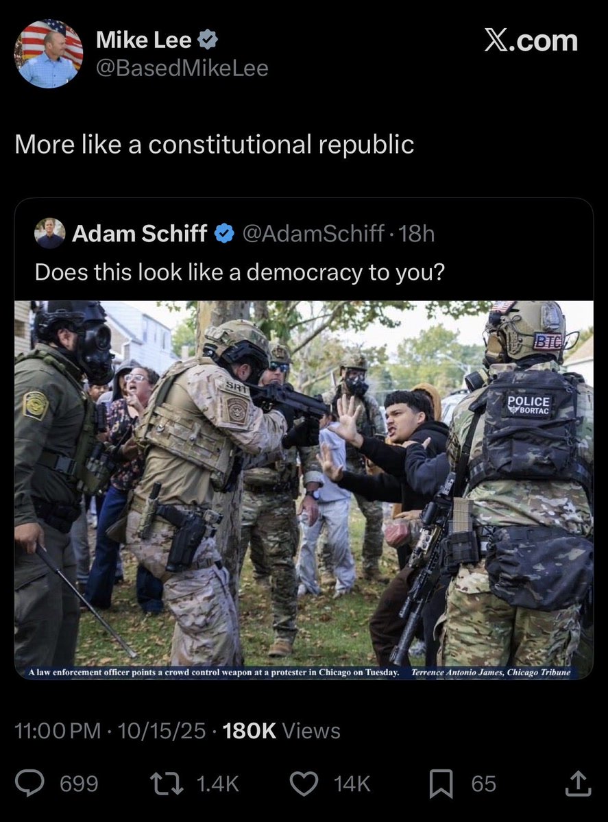 sqL_handLe's tweet image. Does the flag still stand for freedom, @BasedMikeLee?
Has anyone asked Lee Greenwood?