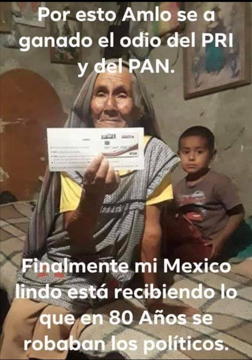 lo que no les gusta a esas ratas prianistas  y periodistas  chayoteros  el dinero  wue antes se robaban ahora va a la gente  pobre y nuestros ancianos.