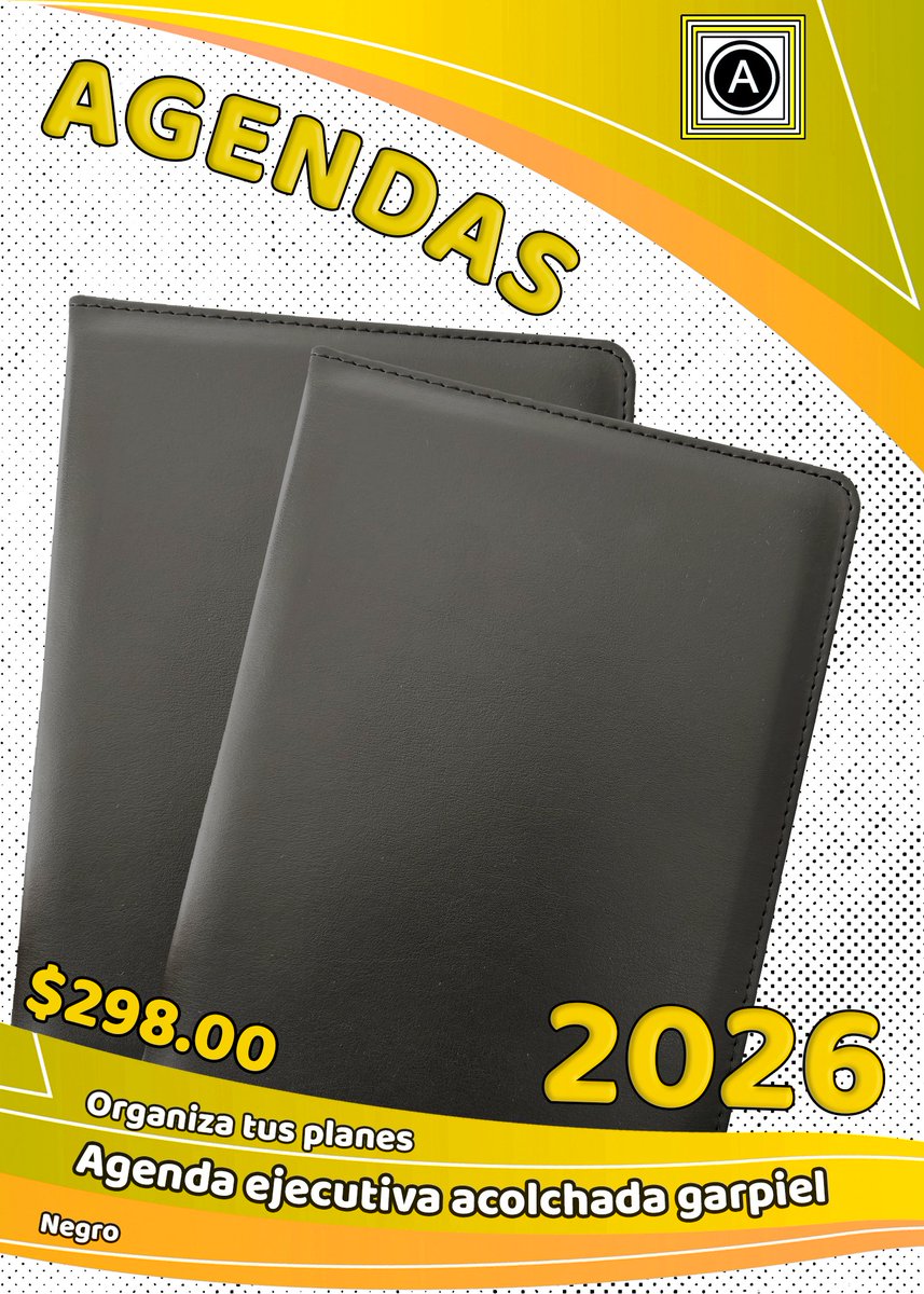abaocoatza's tweet photo. ✨¡Prepárate para conquistar el 2026 con estilo y organización!✨

📘 Nuestras agendas 2026 están diseñadas para acompañarte en cada meta, plan y sueño del año.
💡 Planea tus proyectos, anota tus ideas más brillantes y mantén todo bajo control con diseños modernos y prácticos. https://t.co/Ua1ABkKDtI