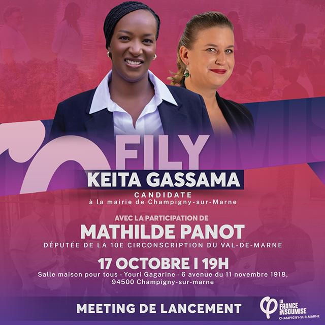 carlos_malem's tweet image. Pour rappel ! #champigny #filykeitagassama #MathildePanot #meeting A ne pas rater. Le grand événement politique à Champigny-sur-Marne !
