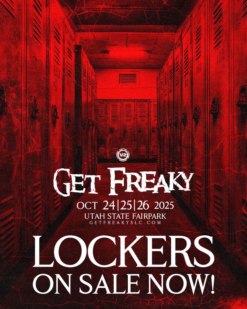 LOCKERS available NOW! Don’t miss out! 🎪🔌

Book yours now → getfreakyslc.com