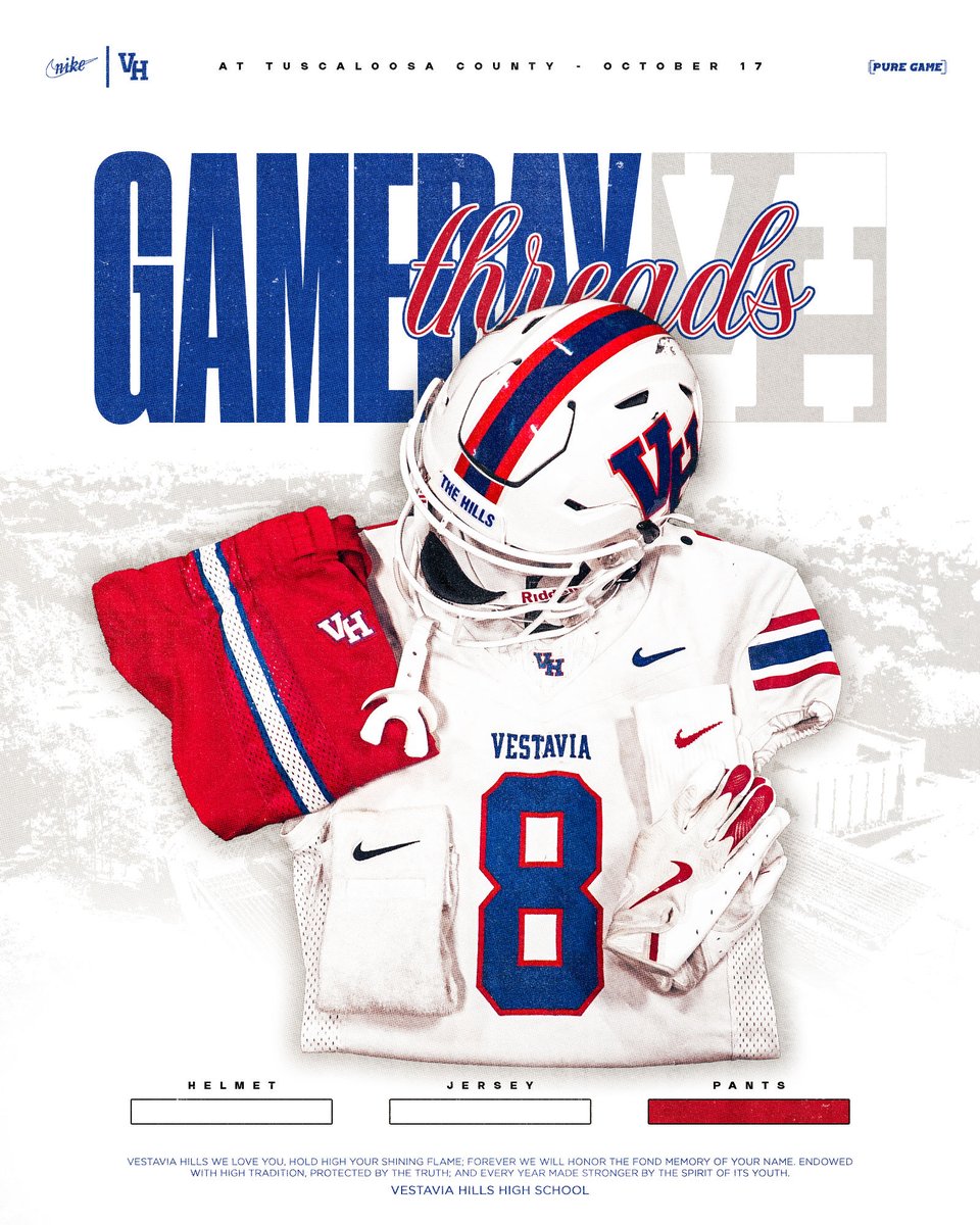 Game 8 Attire:

⬜️ White Helmet 
⬜️ White Jersey 
🟥 Red Pants 

#1REBEL