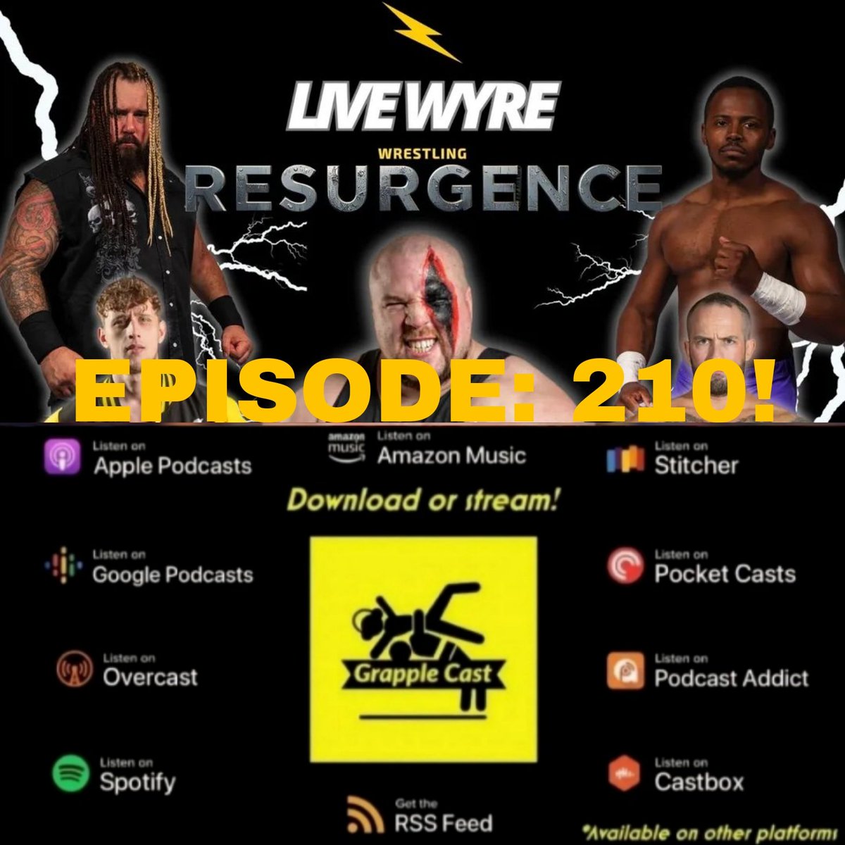 ⚡️EPISODE 210⚡️
Live Wyre Wrestling: Resurgence!

SUBSCRIBE STREAM DOWNLOAD
spotify.link/RHJpsI3jwXb

#wweraw #smackdown #AEWDynamite #AEWCollision  #wrestling #wrestlingpodcast #podcast #wrestlingnews  #Netflix #aew #cena #cmpunk #wwe #TNA