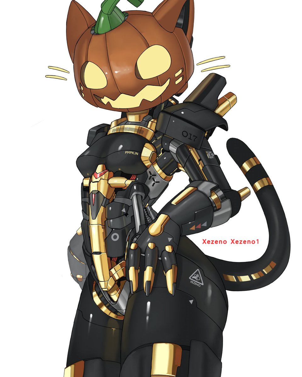 Xezeno1's tweet image. Fortnite Pumpkin Cat