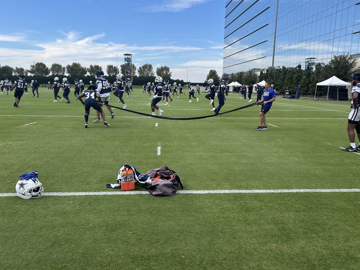 Shavon Revel also looks to be stepping up his rehab work. Also in a knee brace. 