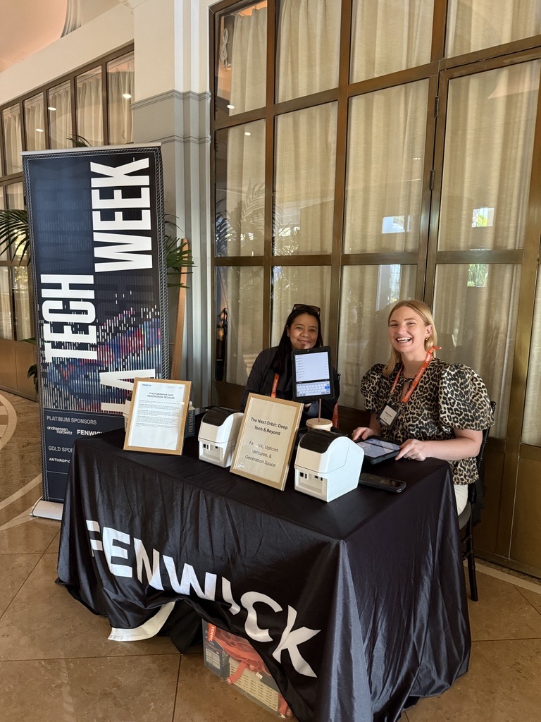 FenwickWest's tweet image. We’re breaking free of gravity and heading into The Next Orbit!
@Upfrontvc, Generation Space, @MaCVentureCap & Fenwick brought together founders, investors & operators across aerospace, defense, AI, and frontier tech for #LATechWeek’s “The Next Orbit” event.
#FenwickatTechWeek