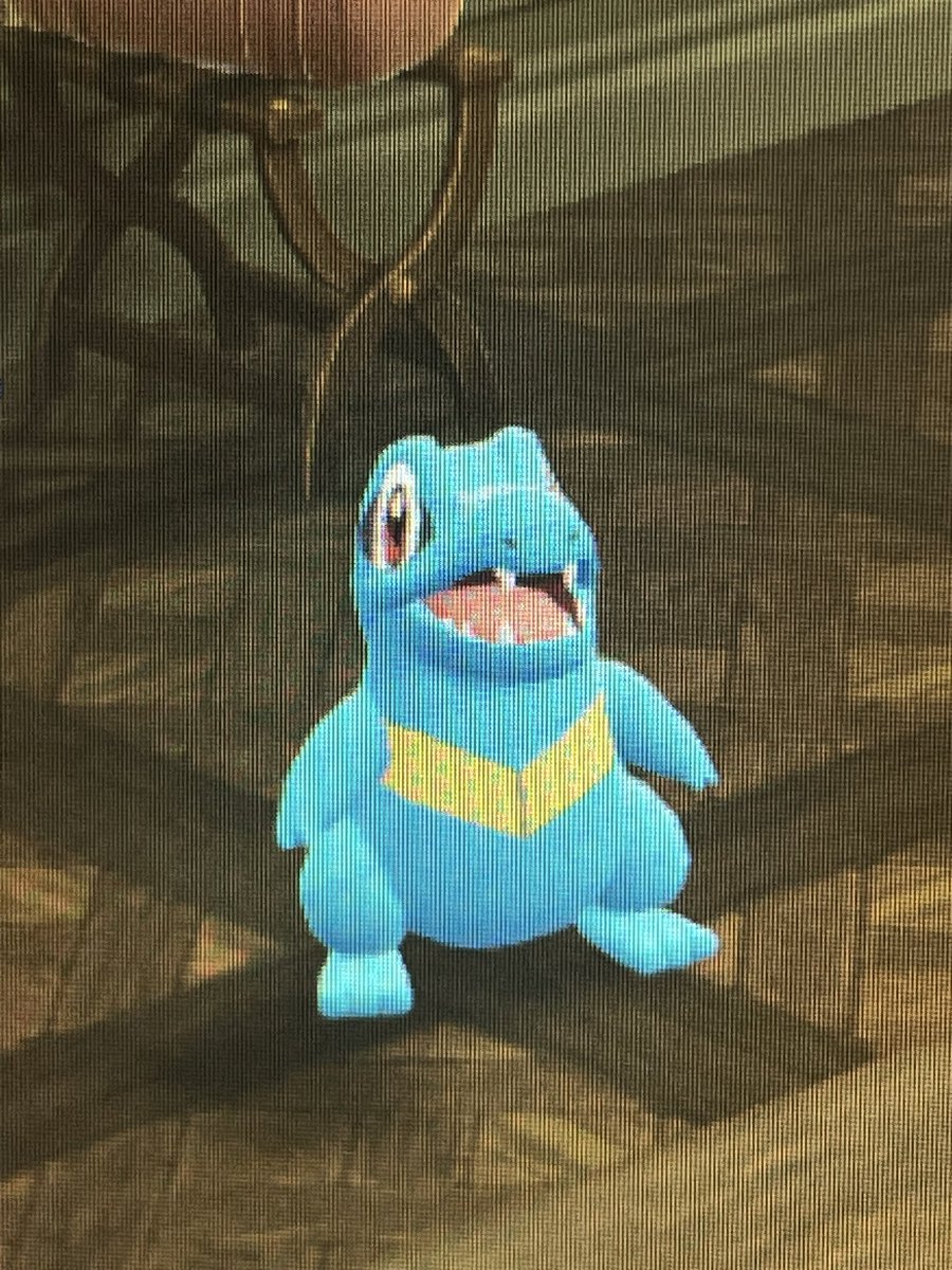 savpoke's tweet image. totodile in legends ZA is so cute 😭😭 no thoughts only chomp
