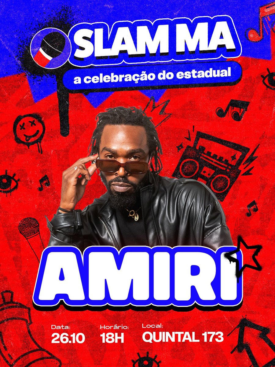 Salve, Maranhão!

Dia 26.10 tô colado aí, em São Luís, fazendo show no Slam MA

Bora?!