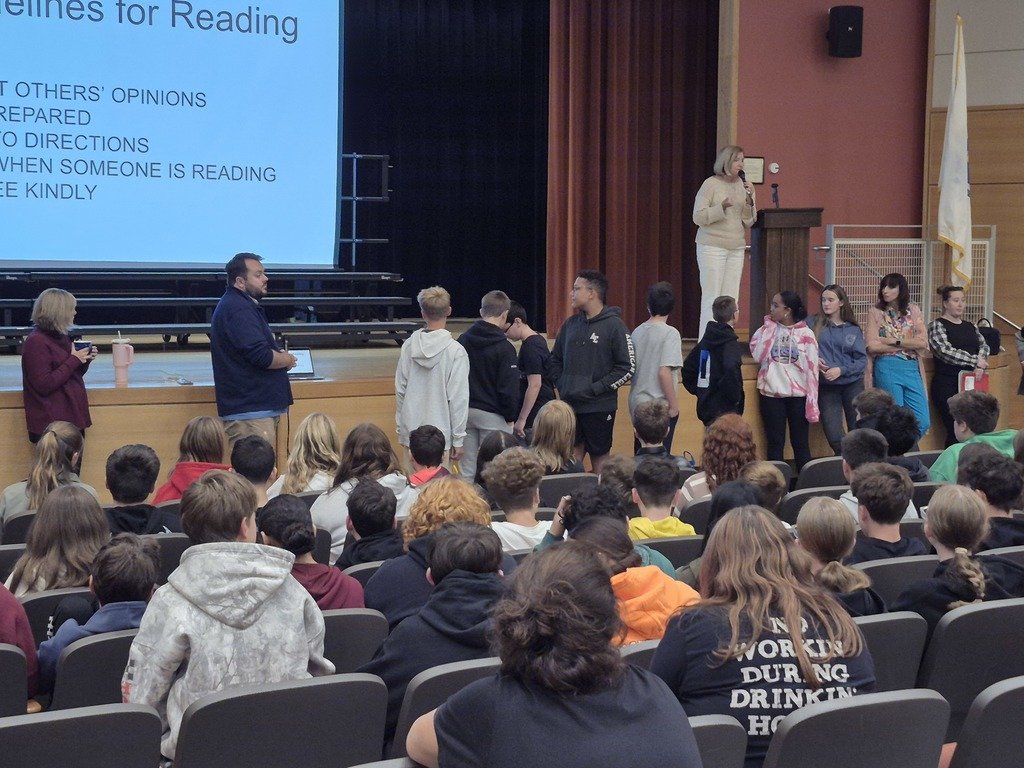 Today, we kicked our first "Lit Circle" for the year.  Please ask your child what book they will be reading.