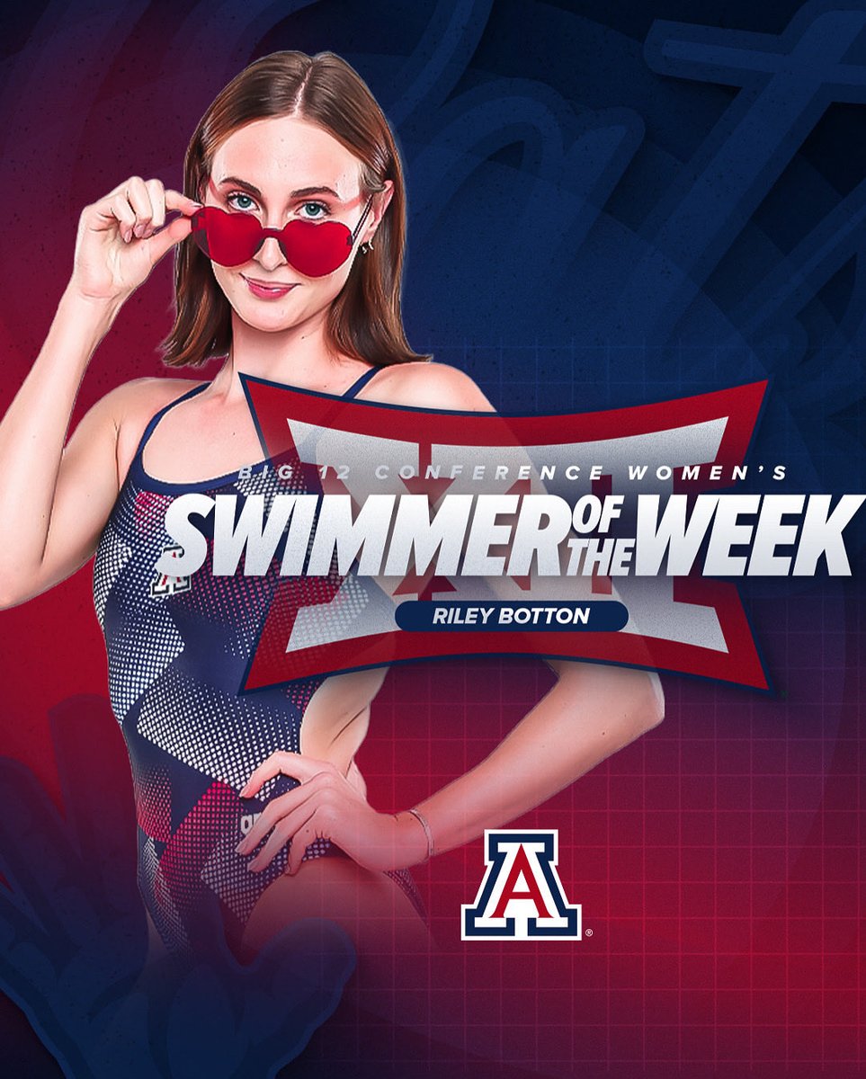 𝐒𝐰𝐢𝐦𝐦𝐞𝐫 𝐨𝐟 𝐭𝐡𝐞 𝐖𝐞𝐞𝐤 😎

Riley Botton takes home Big 12 Women’s Swimmer of the Week after dominating in the pool!