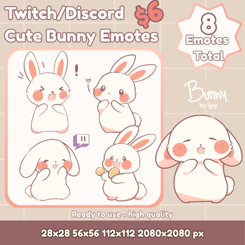 ItsLunaArt's tweet photo. Looking for some new emotes? Check out my etsy for some premade ones or reach out via DMs for Custom Emotes! https://t.co/rS2laRynIP 

#TwitchEmotes #CommissionsOpen https://t.co/SeMAt65VR0