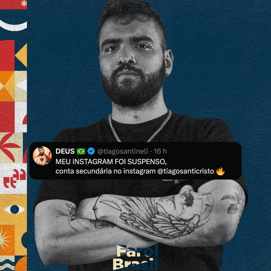 jonesmanoel_PE's tweet photo. O camarada Tiago Santineli teve a conta suspensa pela Meta. A extrema direita que até ontem pagava de defensora da "liberdade de expressão ilimitada", comemora. Um ato absurdo e arbitrário. Toda solidariedade ao camarada! https://t.co/9YpB3DOM8A
