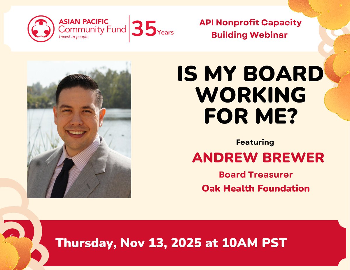Is your board truly driving your mission? Join Andrew Brewer on Nov 13 @ 10 AM for tips to strengthen governance &amp; maximize impact. 📌 Register, link in bio!

#NonprofitLeadership #BoardGovernance #NonprofitGrowth #StrongerBoards #MissionDriven