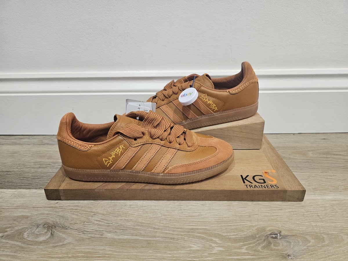 kgstrainers's tweet image. Adidas samba Jonah Hill 
Size 8 UK. 
Brand new boxed with tags 
£85 delivered