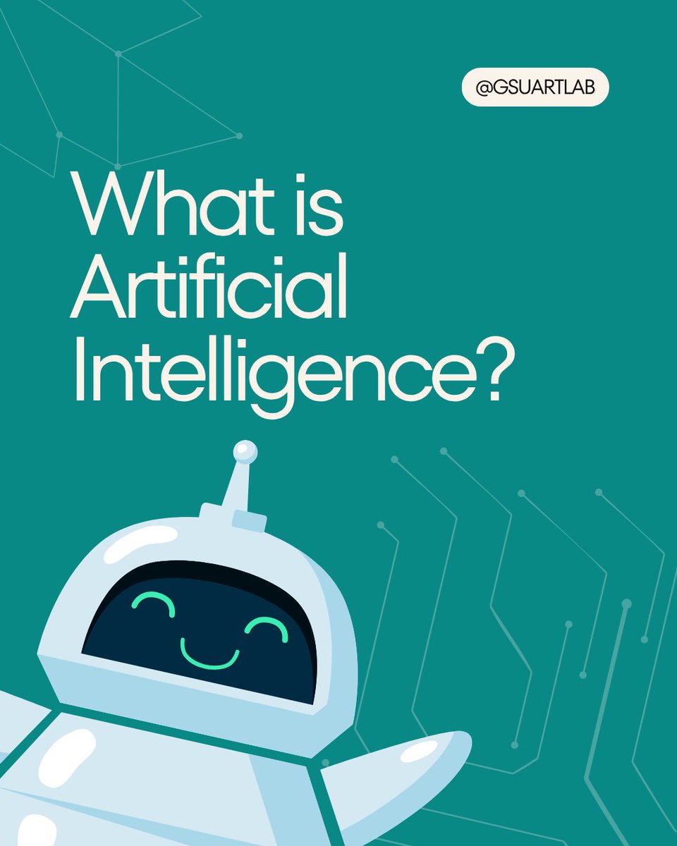 GSUARTLab's tweet image. From your phone’s voice assistant to mental health apps, artificial intelligence is shaping how we think, work, and connect. In our new AI series, we will dive deep into what AI means for connection, mental health, and the future! #mentalhealth #mentalhealthawareness #ai