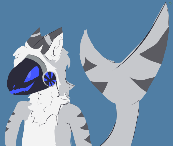 Q doodle of <a href="/NoMansTTv/">Aeth the shork 🇳🇱</a>  :v