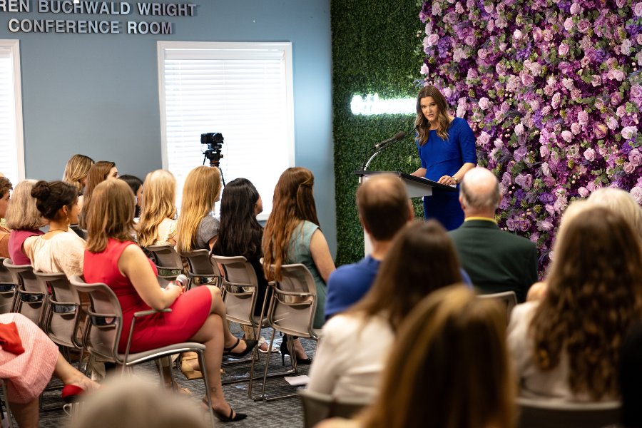 Few women have lived with as much purpose, courage, and grace as Karen Buchwald Wright, who passed away yesterday, October 15, after a long battle with cancer. Her life was a testament to how one person can bless a nation if they are guided by faith, gratitude, and love of God,