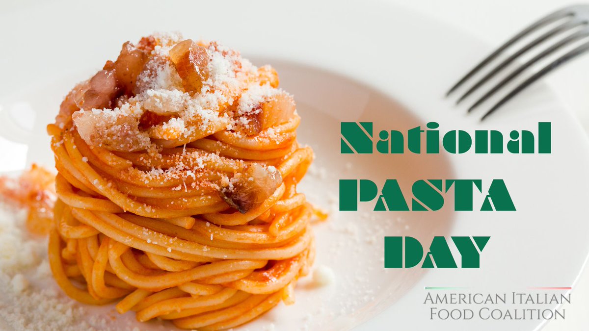 Happy #NationalPastaDay! 🍝 Pasta is more than a comfort food—it’s a bridge between Italian heritage and American tables. Today we celebrate the growers, millers, makers, and chefs whose dedication to quality keeps this staple both authentic and affordable. Buon appetito! 🇮🇹🇺🇸