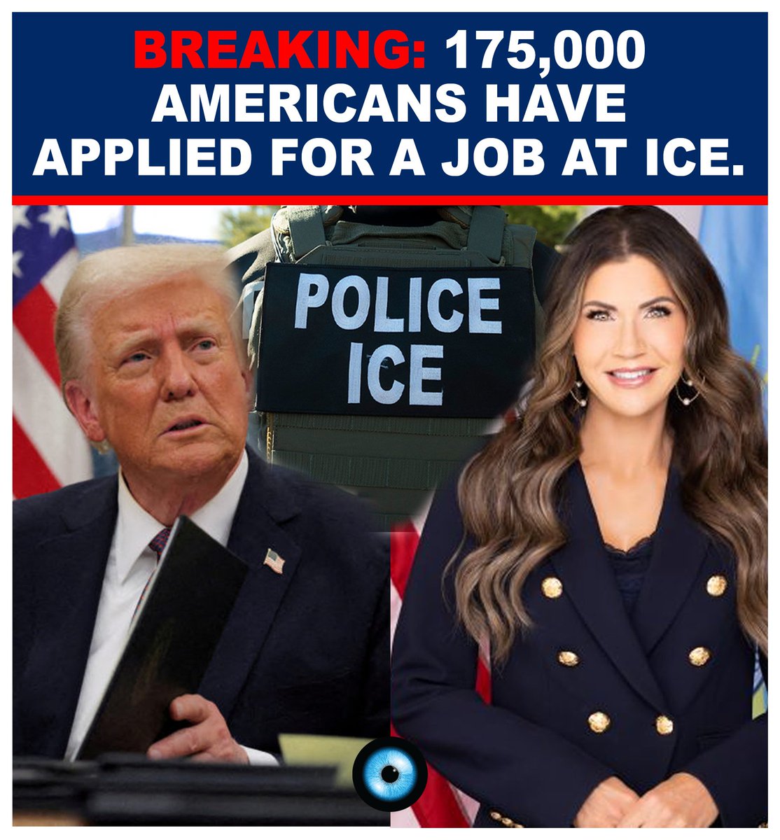 🚨 BREAKING: 175K Americans want to defend the border with ICE.
Do you support them? 

👍 YES 👎 NO