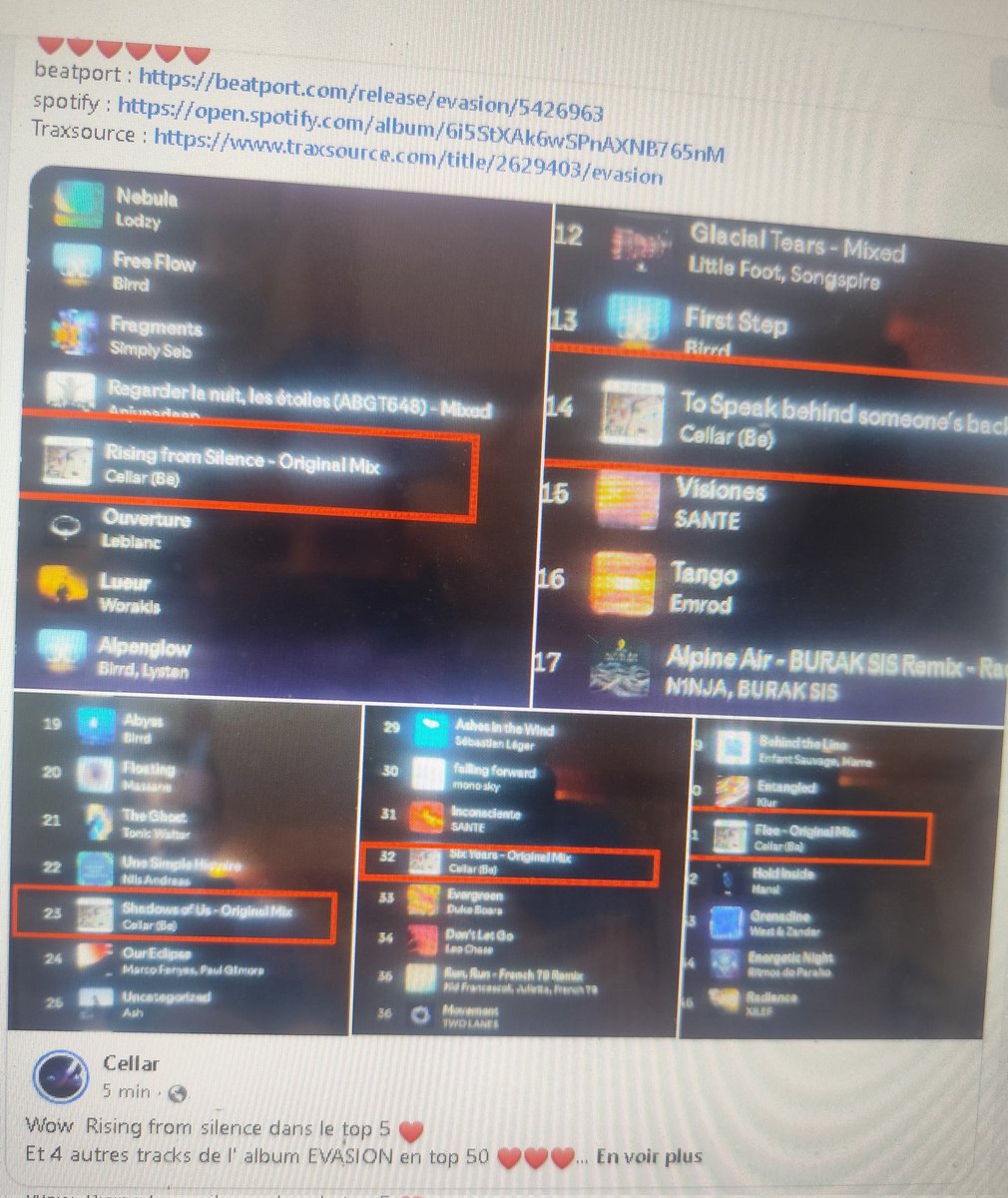 5 tracks on top 50 ❤️❤️❤️🫶