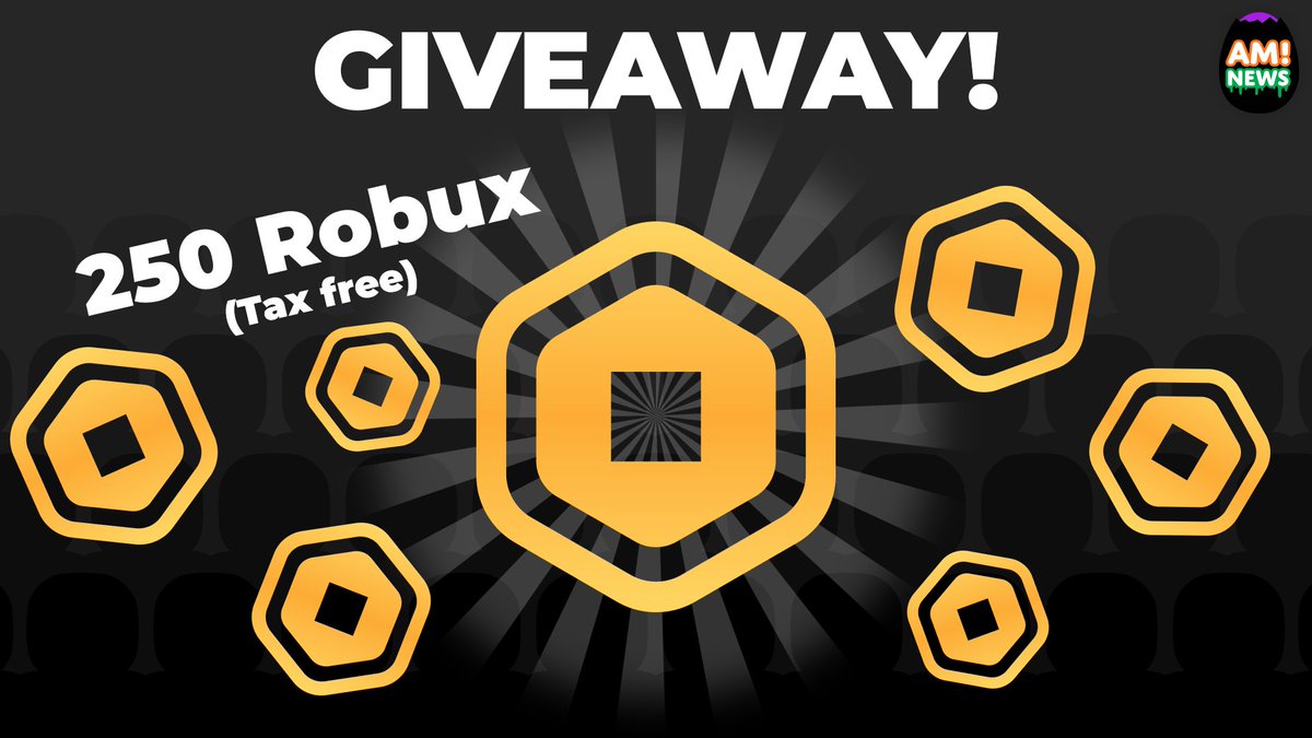 AMNews_Updates's tweet image. It&apos;s time for a special 2,000 Follower Giveaway!
If you would like to win 250 Robux (tax free), follow these steps:
- Follow me
- Like and repost
- Comment &apos;Done&apos;
Winner will be chosen Saturday, October 25, and contacted via DM. Good luck!
