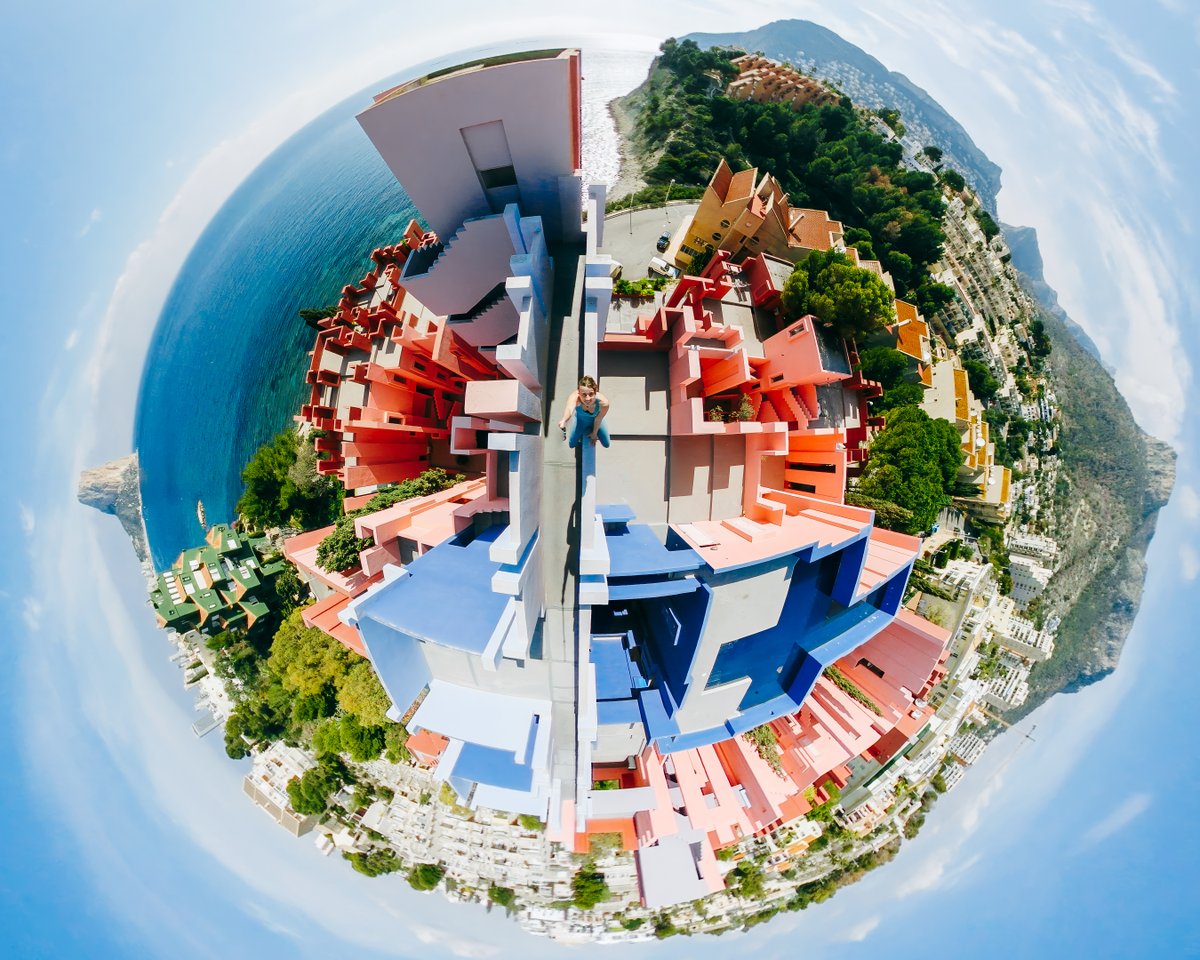 GoPro's tweet image. Photo of the Day: The world revolves around #GoProFamily member @_lauramarino 🌍 Shot on the new #GoProMAX2.
Get iconic 360 perspectives, like this tiny planet, with the new GoPro MAX2 📷 Available in stores + on GoPro.com.
#GoPro #GoProTravel #TravelPhotography