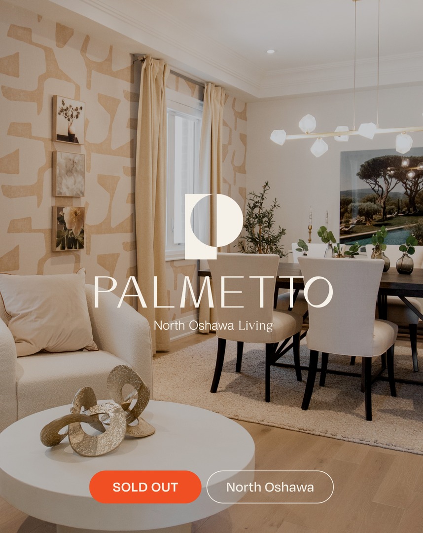 It’s official - Palmetto in North Oshawa is SOLD OUT! 

Thank you to everyone who made this community such a success.

Missed your chance? Explore Greenpark’s other low-rise projects now selling at greenpark.com.