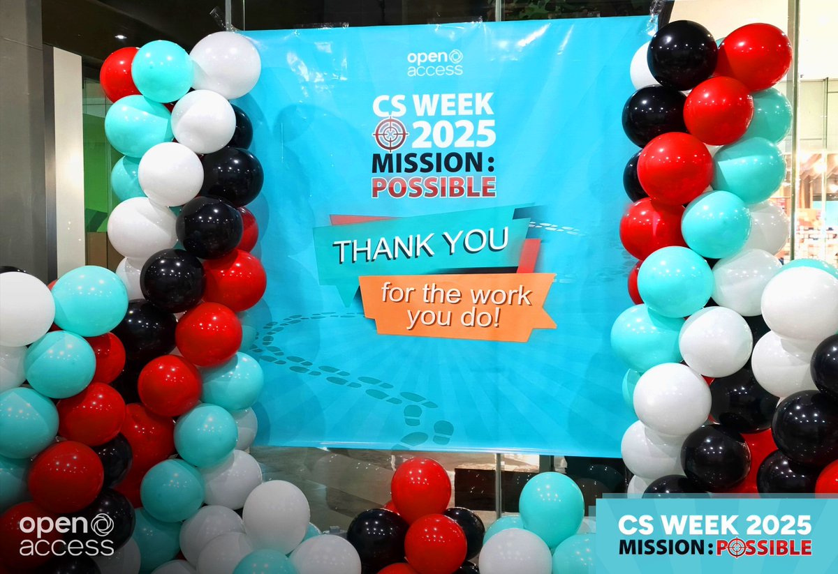 OpenAccessBPO's tweet image. #TeamOABPO Davao made #CSWeek2025 one to remember! 

From friendly contests to shared meals, it was a week filled with fun, connection, and appreciation for our incredible #CustomerService teams. 

#OABPOCSWeek2025 #WeAreOABPO
#CustomerServiceWeek