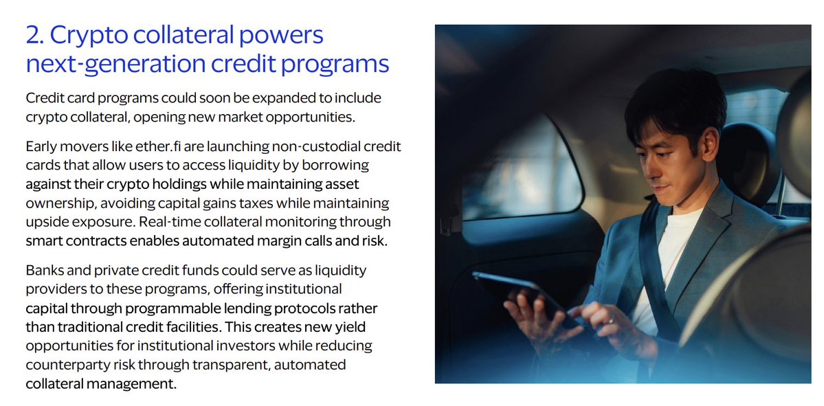 ether_fi's tweet image. Amazing seeing ether.fi featured on the @Visa website highlighting the new movement of DeFi-powered banking alternatives.

We appreciate @Visa for being early adopters and supporters of the future of consumer finance.

corporate.visa.com/content/dam/VC…