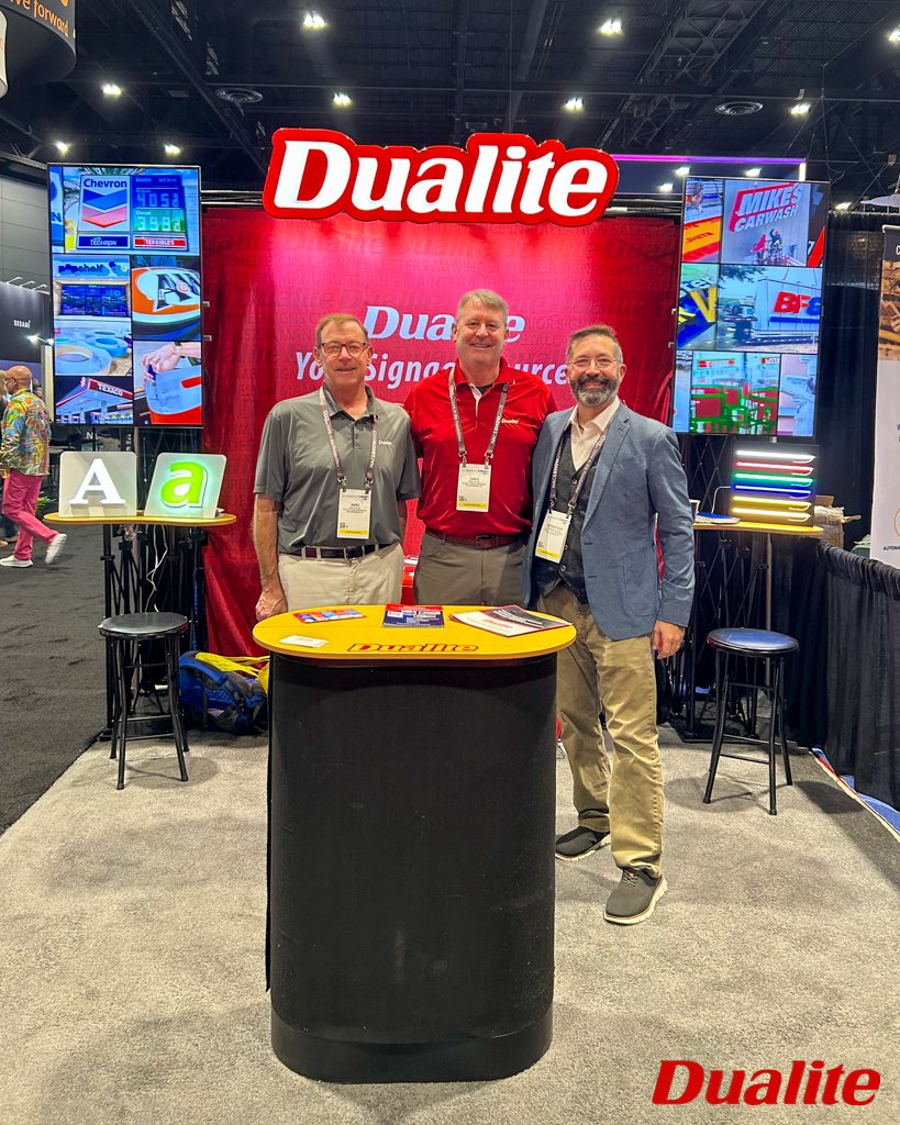 DualiteTweets's tweet image. The @NACSshow  is underway! ⚡

Come meet the Dualite crew Greg, Johnathan &amp;amp; Mike at Booth S3552 in Chicago! Let’s talk signage &amp;amp; lighting for your convenience store or gas station. 💡⛽

🔗 dualite.com
-
#NACS2025 #FuelYourBrand #SignageSolutions #CStoreInnovation