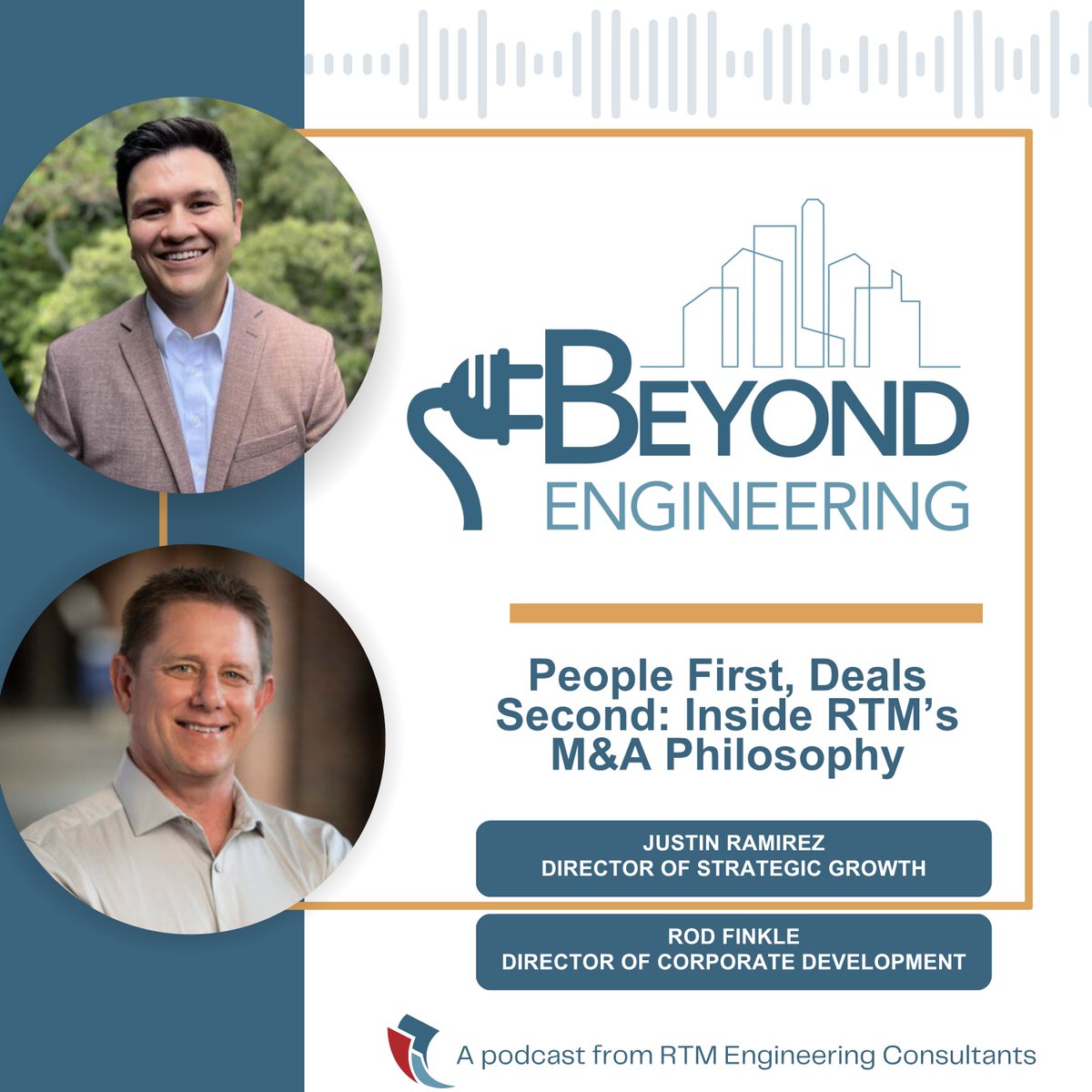 Justin Ramirez and Rod Finkle share how RTM’s people-first approach prioritizes culture fit over deal count, proving growth is less about numbers and more about building something lasting together. 
Spotify: hubs.ly/Q03N_SVj0