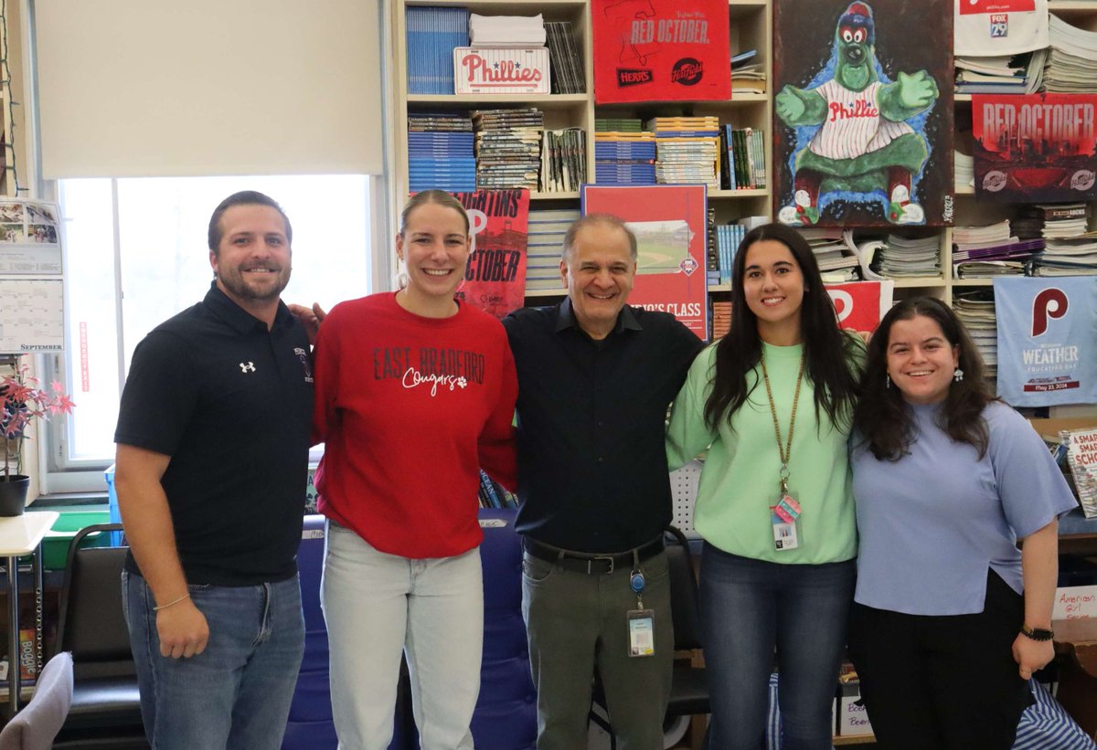 WestChesterASD's tweet photo. Two outstanding #WayMakers to celebrate this week ✨Join us in recognizing Harry Mercurio, EBE & Patti Smith, SMS 👏
Harry inspires students & mentors colleagues with steady leadership 🍎 Patti’s compassion shines through in all she does, uplifting her school 💚 #WCASDWay https://t.co/K9FsxXf8tU