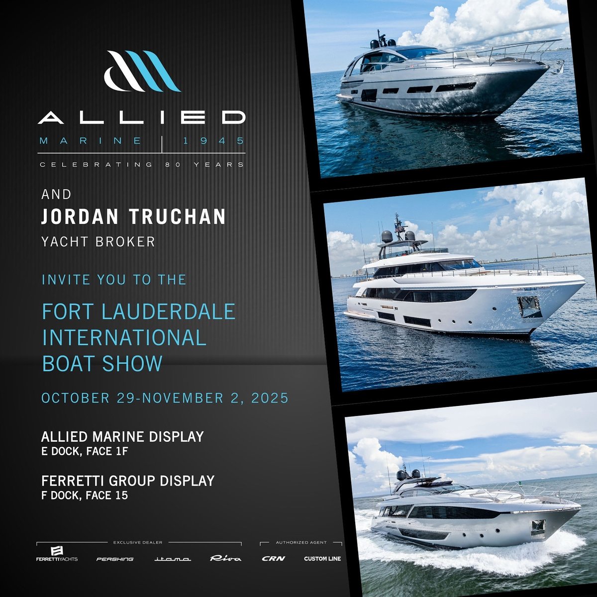 JordanTruchan's tweet photo. Going to the show is one thing, but contacting me before and letting me help you with a calculated plan of attack so you can see everything you want to see in a sprawling show with 7 locations is different. Let me help you find the yacht of your dreams! https://t.co/SwYvKPdv3N