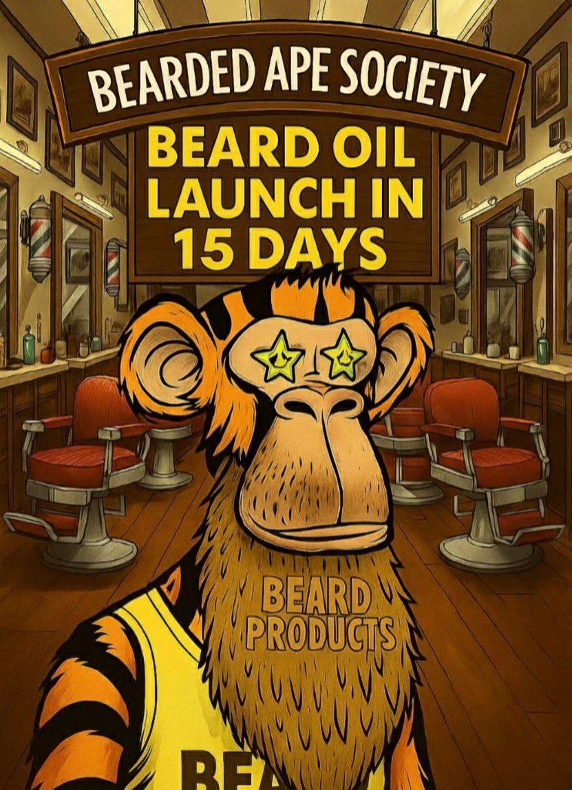zacBAPE's tweet image. Goals.
🏆 beard line up to cheekbone
🚀 Launch beard oil oft 31
🌙 Launch new collection Oct 31
⭐️ $250k MC
💰 $100k LP
😮 The #1 LP/MC ratio coin on XRPL
💣 Employ community members as brand ambassadors for beard products
💥 Plug LP with new revenue stream
@BASocietyXRP