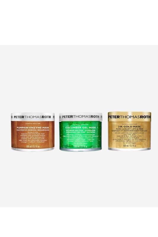 ShauneNation's tweet image. Ready for your best skin ever? ✨  This Peter Thomas Roth kit has the famous Pumpkin Enzyme, Cucumber Gel, and 24K Gold Masks. A triple threat for $119.46!  Get yours: amzn.to/3KPtRLM  #ShauneNation #LuxurySkincare #FaceMasks #GlowUp