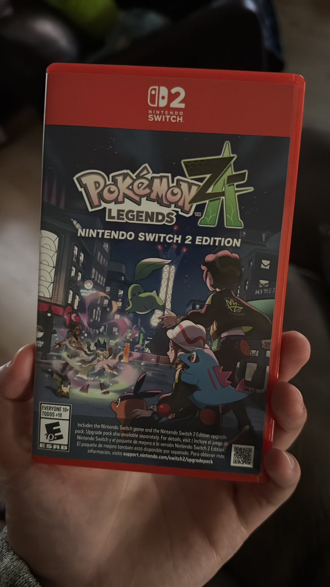 bugcolez's tweet image. Got my first red case (Switch 2) game I’m hyped but still don’t know what starter to pick… #PokemonLegendsZA