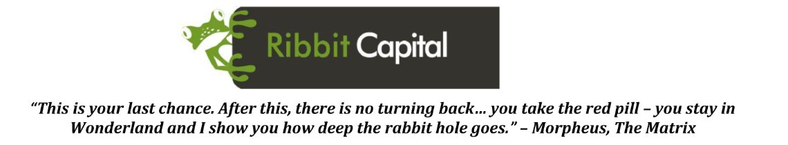 Ribbit Capital 토큰 레터의 큰 예측 비주얼