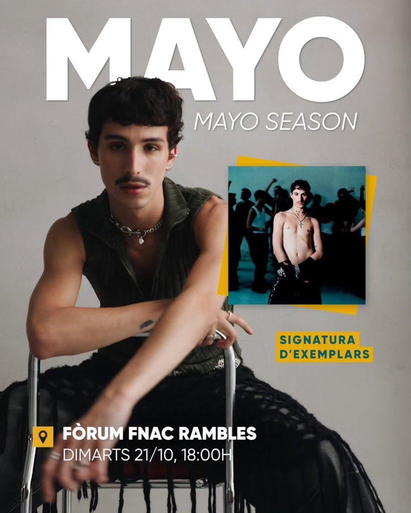 Y que el martes estaré firmando discos en BCN