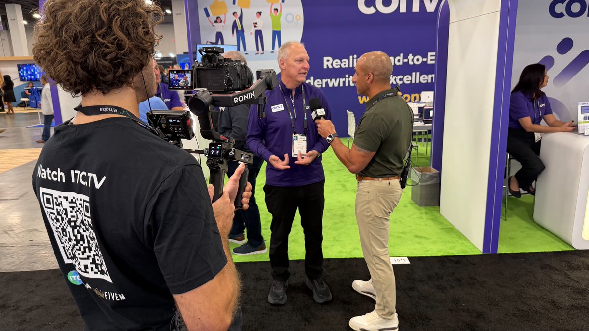 convr_ai's tweet image. It&apos;s not too late to check out our booth on the #itcvegas expo floor -- just look for the purple booth #1512 -- and all the folks eager to talk commercial P&amp;amp;C #insurance #underwriting @insuretechnow