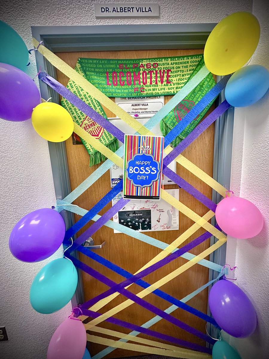I arrived to work this morning to find that I was “locked out” of my office! 😂 Our amazing support staff provided us with delicious goodies for breakfast. “Boss’s Day” is a great reminder for me just how critical our support staff are for the success of our projects and our