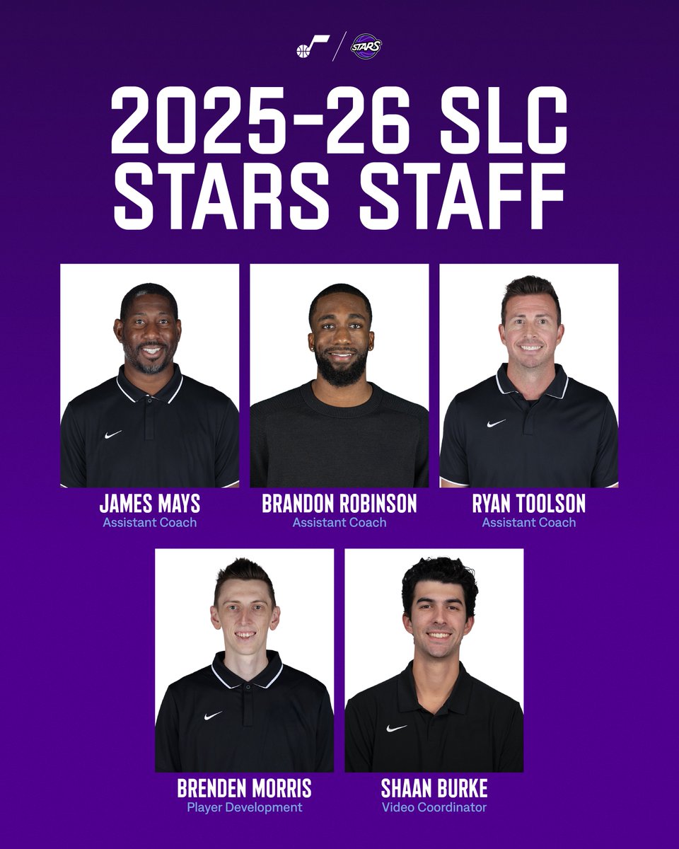 say hello to our staff 👋

Read More: saltlakecity.gleague.nba.com/news/slc-stars…