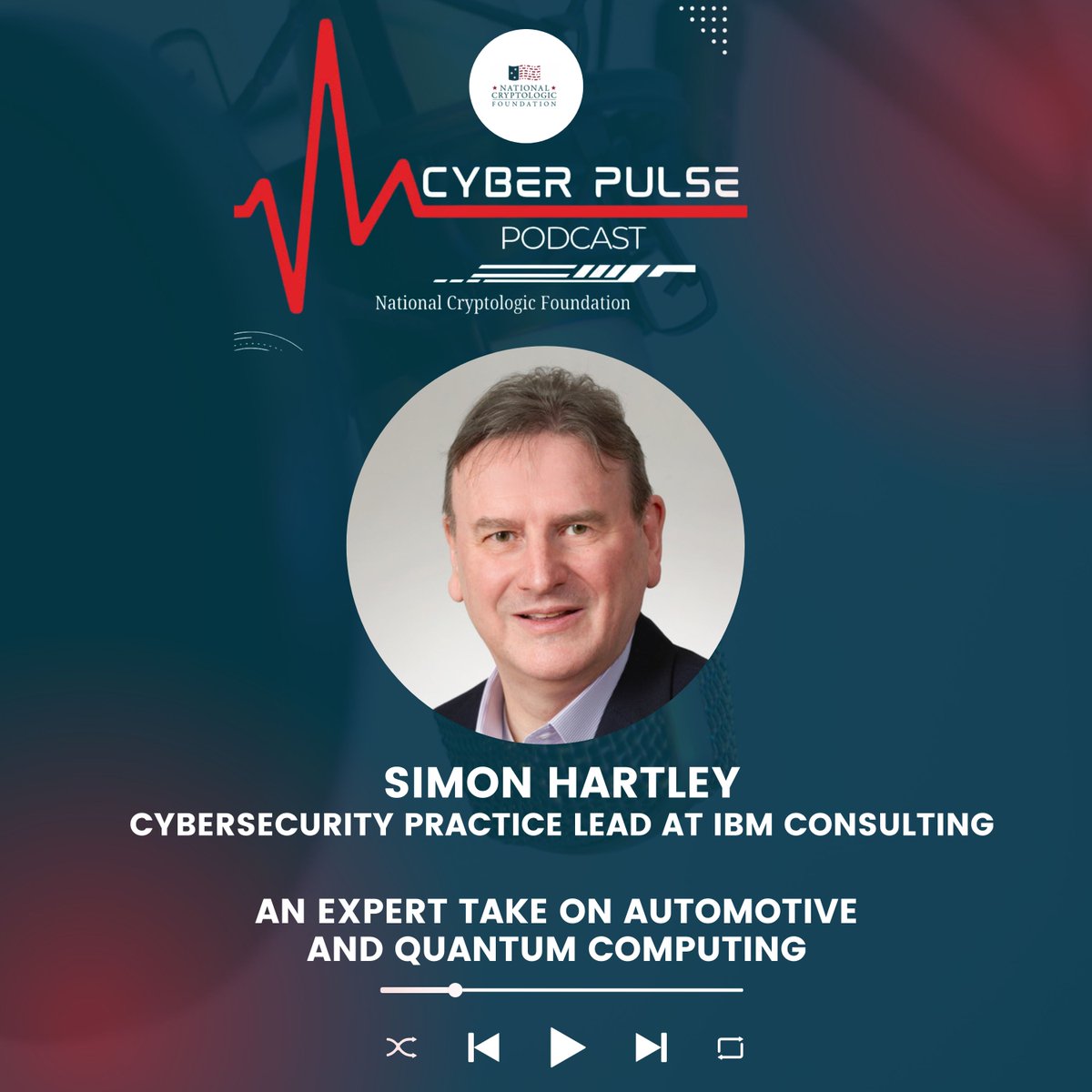 NCFcyber's tweet image. 🚨 New #CyberPulse episode! 🚨

Host James Walsh talks with Simon Hartley, Cybersecurity Practice Lead at IBM Consulting, about:
🚘 The future of automotive security
🔐 Quantum-proofing infrastructure
💡 Career advice for cyber pros

Tune in now open.spotify.com/episode/0Ob0ZE…